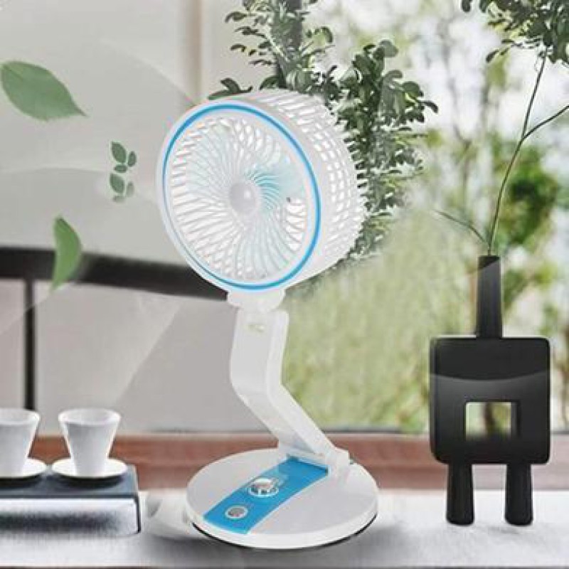 Rechargeable USB Folding Fan with LED Light