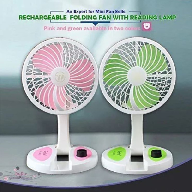 Rechargeable USB Folding Fan with LED Light