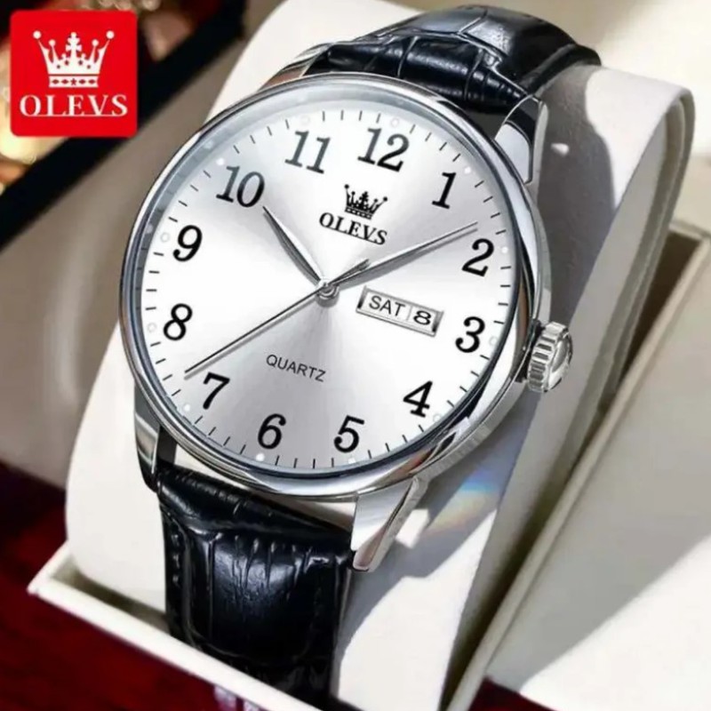 Watch Brand Fashion Private Label Watches Belt High Quality Quartz Watch Dial White Black Leather