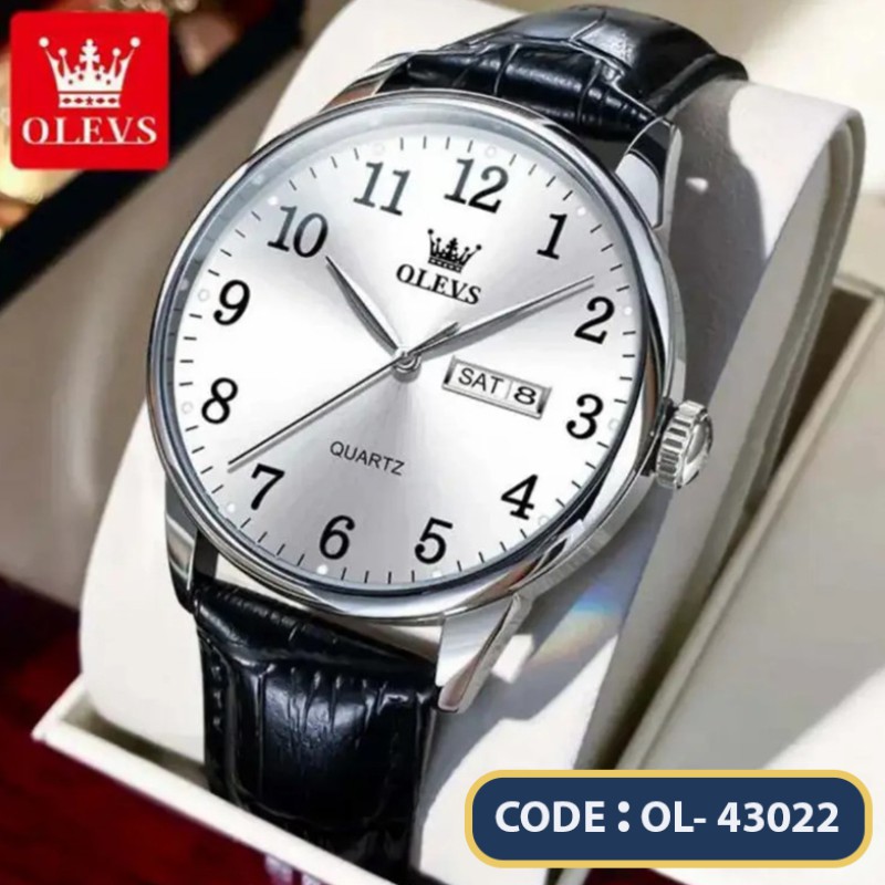 Watch Brand Fashion Private Label Watches Belt High Quality Quartz Watch Dial White Black Leather